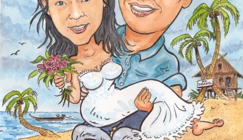 Hochzeit Karikatur